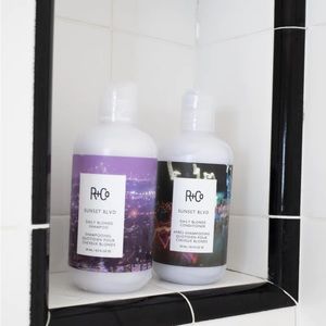 Sunset Blvd shampoo and conditioner